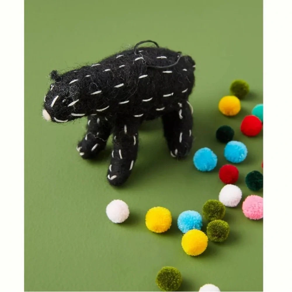 New! Black Bear Ornament